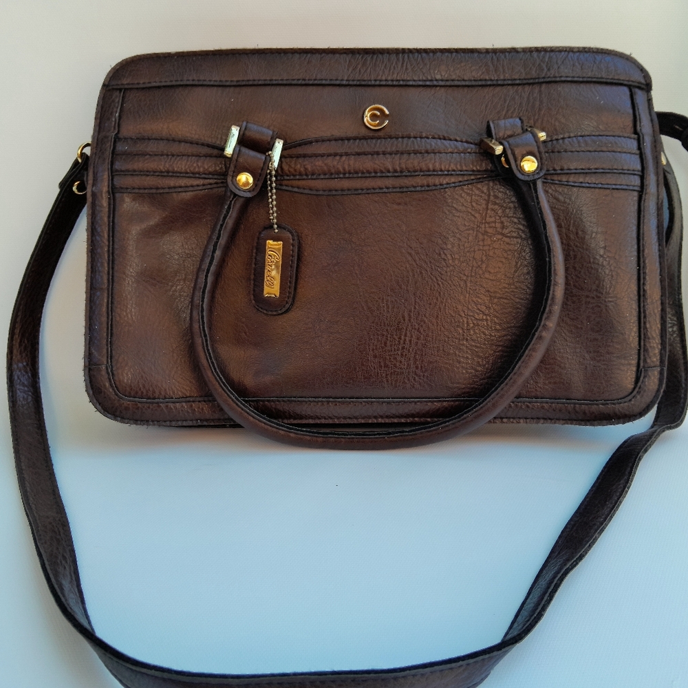 Vintage Cornell bag light brown leather